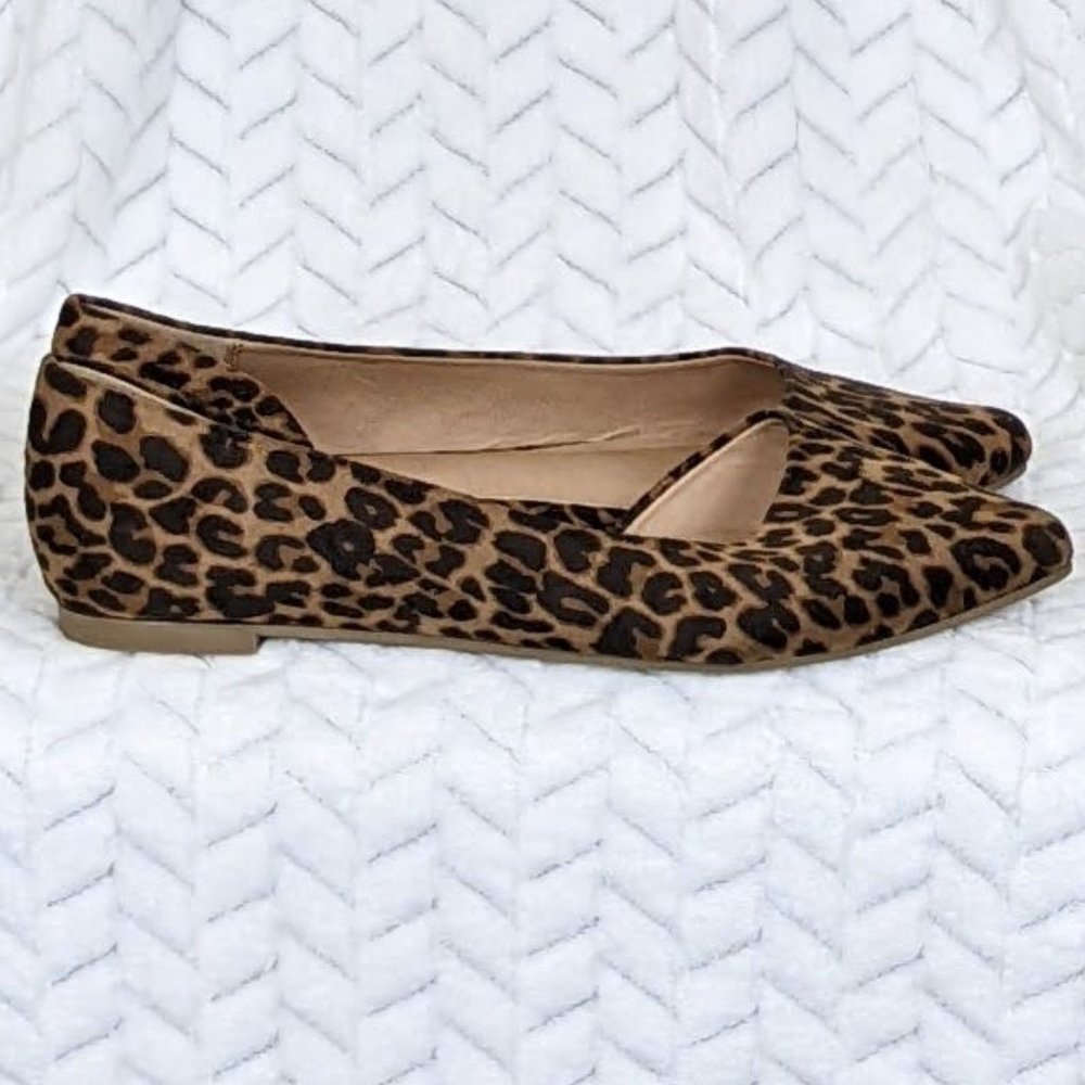 Torrid Size 9W Leopard Print D'Orsay Flats